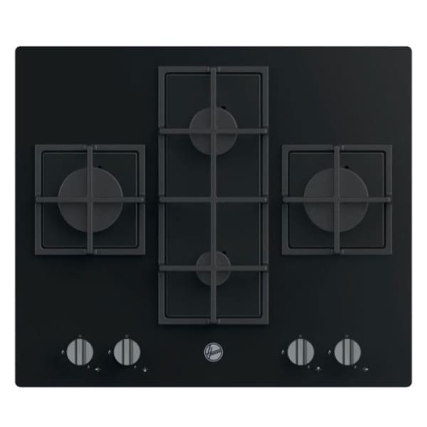 Plaque à Gaz HOOVER 4 Feux Noir fonte (HVG6DK3B/4U2) Plaque à Gaz HOOVER 4 Feux Noir fonte (HVG6DK3B/4U2)